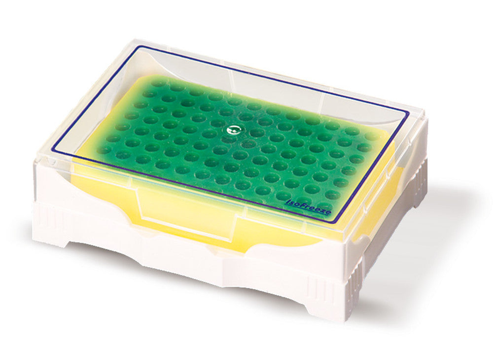 Rotilabo®-ice boxes for PCR-plates, PP, colour change from green to yellow - Luminix Health