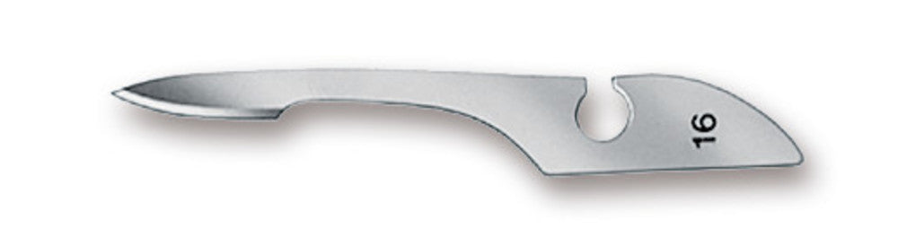 Scalpel blades, type 16, non-sterile, 144 unit(s) - Luminix Health