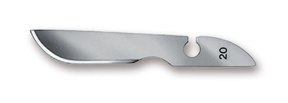 Scalpel blades, type 20, non-sterile, 144 unit(s) - Luminix Health