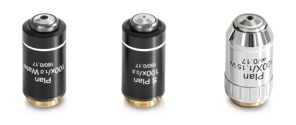 100x lens, planachromatic, (spring, water) / N.A. 1.0, W.D. 0.18 mm, 1 unit(s) - Luminix Health