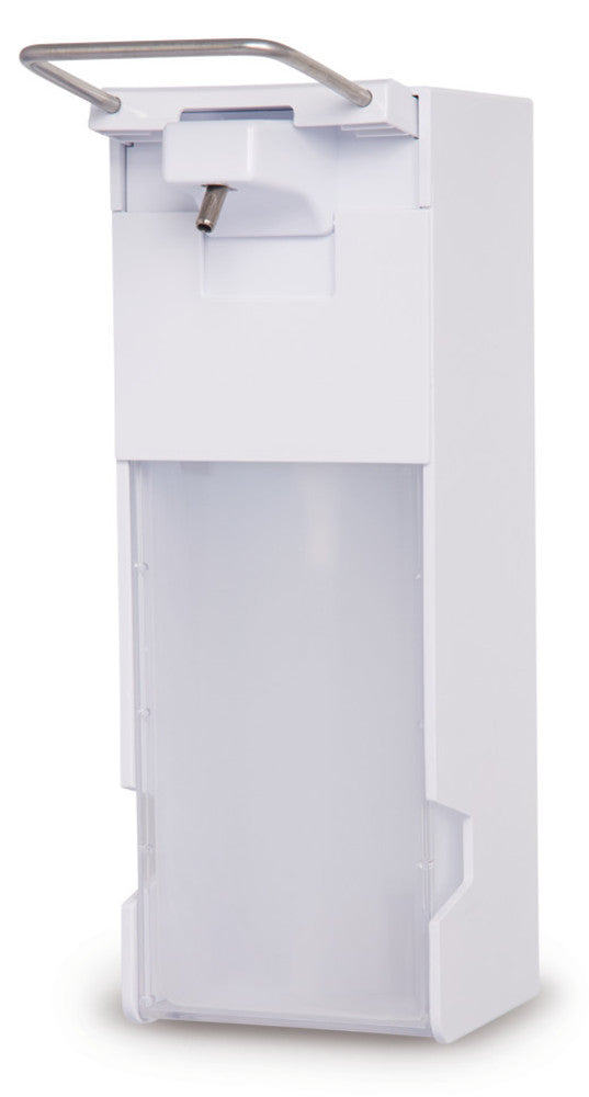 Liquid soap dispenser, suitable for, 1000 ml disposable Euro bottles, 1 unit(s) - Luminix Health