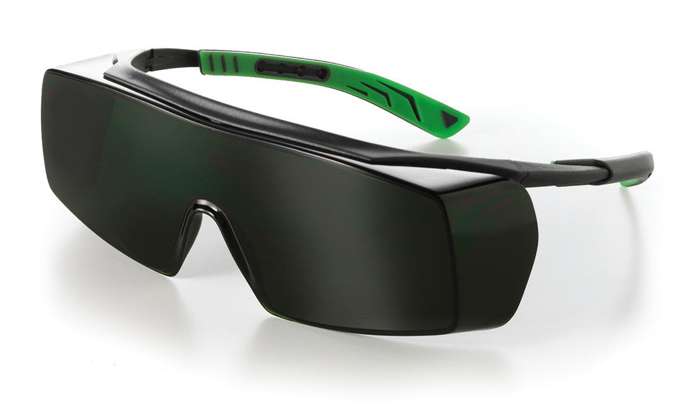 Welding safety goggles 5X7 over-goggles, 3x length adjustable side pieces - Luminix Health