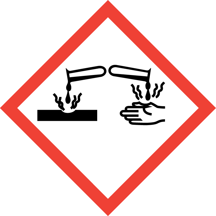 GHS05, corrosive