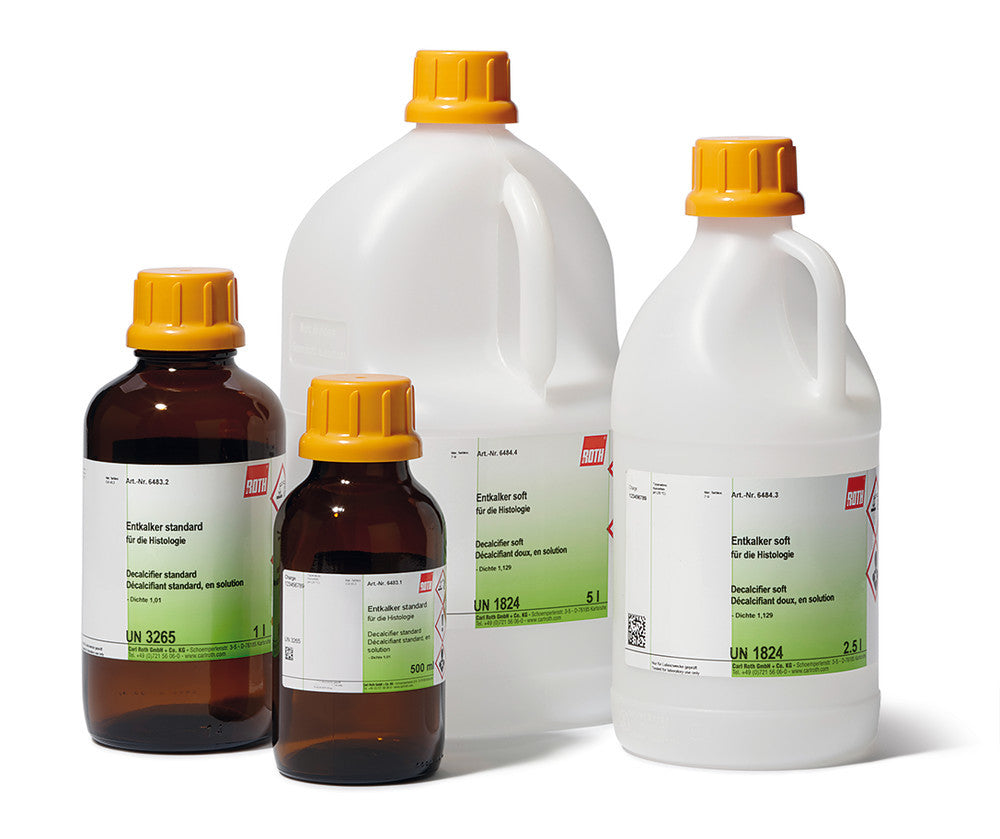 Decalcifier standard, for histology, ready-to-use, 500 ml, glass - Luminix Health