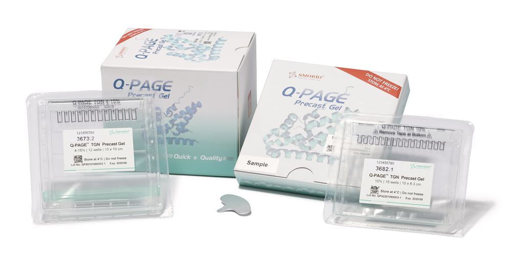 Q-PAGE TGN Mini, 2 unit(s), 10 %, ready-to-use, 15 wells, box - Luminix Health