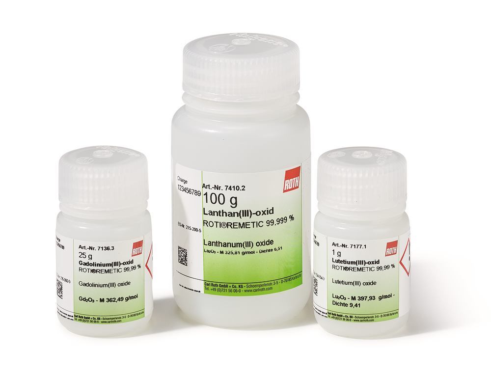 Lanthanum(III) chloride heptahydrate, ROTI®REMETIC, 99,99 %, 50 g, plastic - Luminix Health