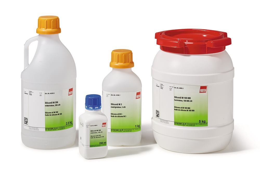Silicone oil M 60 000, high viscous, 60 000 cSt, 1 kg, plastic - Luminix Health