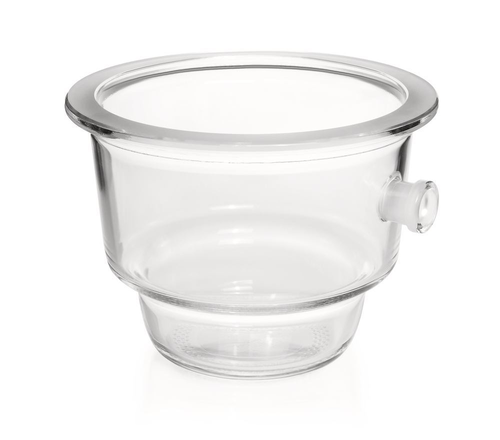 Desiccator base, with 24/29 socket, Novus, DURAN®, DN 200, overall H 202 mm - Luminix Health
