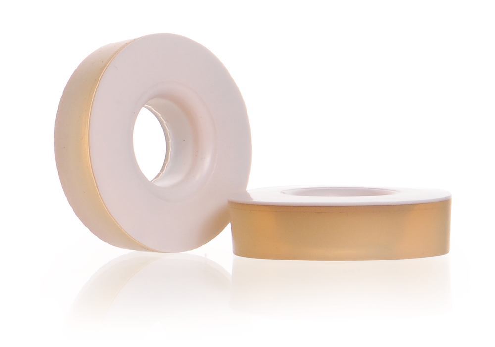 Gasket for screw caps with borehole, silicone rubber, GL 32, Ø 11.0-13.0 mm - Luminix Health