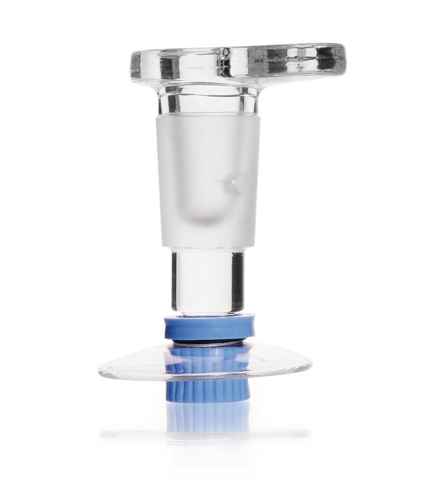 Stopper, st. ground joint 24/29, L 70 mm, for desiccators, type Wertex - Luminix Health