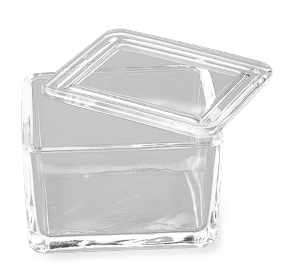 Staining trough, lime-soda-glass, L 105 x W 85 x H 70 mm, 1 unit(s) - Luminix Health