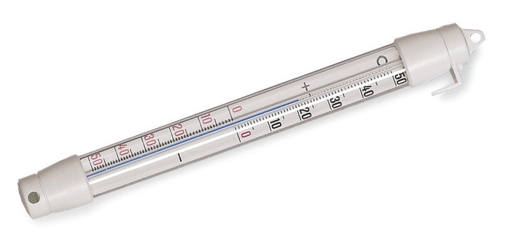 Cold thermometer, plastic, white, measuring range -50 - +50 °C, 1 unit(s) - Luminix Health