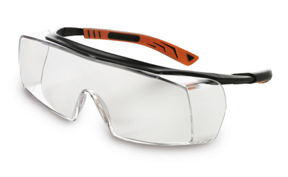 Over-goggles 5X7, lens clear, frame colour gun metal/orange, 1 unit(s) - Luminix Health