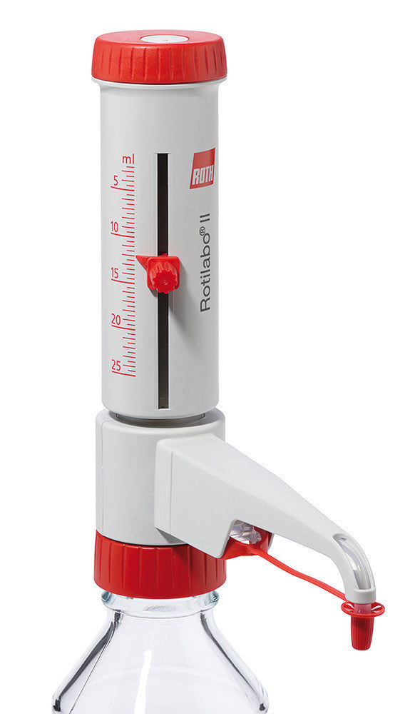 Rotilabo® II-dispenser,, Vol. 10-100 ml, grad. 1 ml, 1 unit(s) - Luminix Health