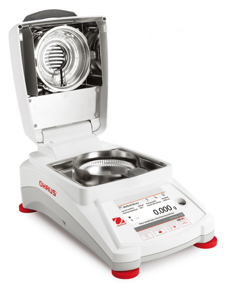 Moisture analyser MB 90, weigh. range 90 g, temp.range 40-200 °C, 1 unit(s) - Luminix Health