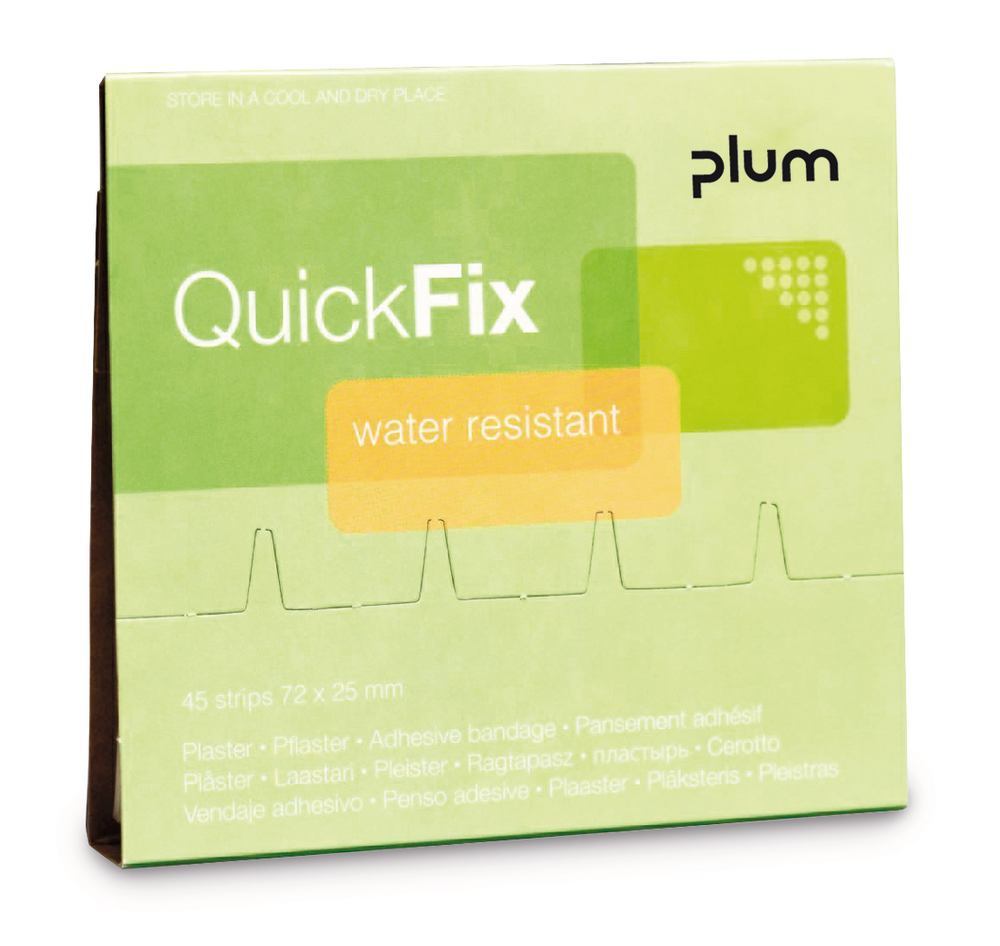 QuickFix water resistant plaster, refill pack 2 x 45, 1 set - Luminix Health