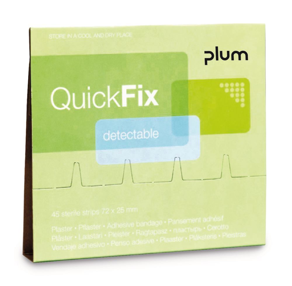 QuickFix detectable plaster, refill pack 2 x 45, 1 set - Luminix Health
