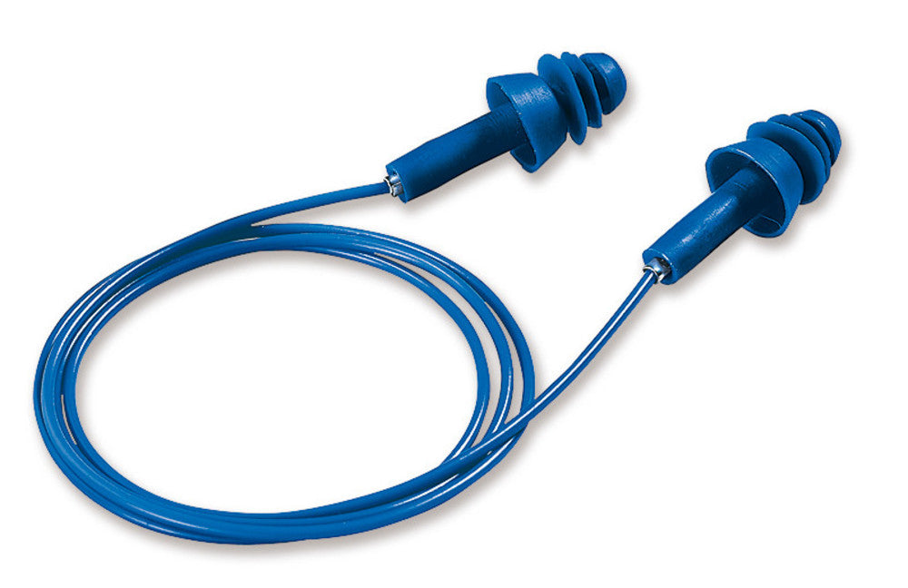 Ear protection plugs, by UVEX, whisper+detec, acc. EN 352-2, reusable, 50 pair - Luminix Health