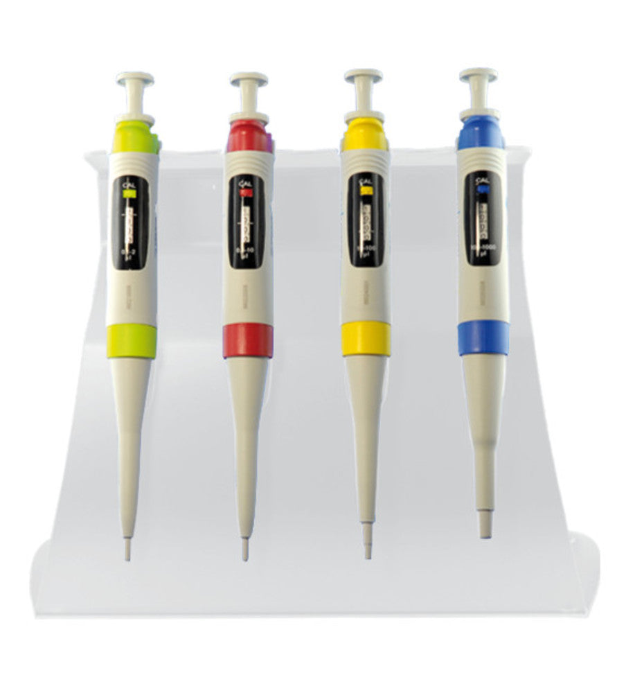 Rotilabo®-pipettor stand, 4 slots, made of acrylic glass, 1 unit(s) - Luminix Health