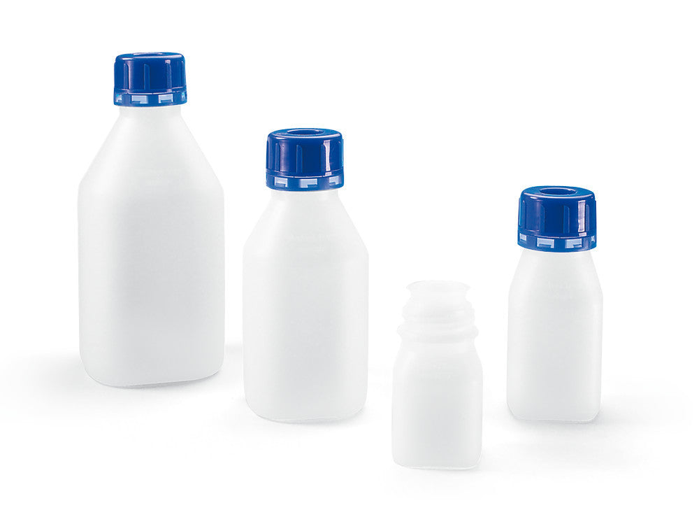 Rotilabo®-narrow neck bottles SafeGrip, HDPE, 50 ml, 10 unit(s) - Luminix Health