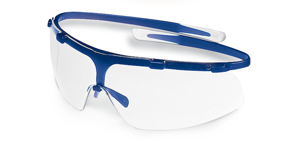 UV-safety glasses super g, by UVEX, acc. to EN 166, EN 170, PC, blue, 1 unit(s) - Luminix Health