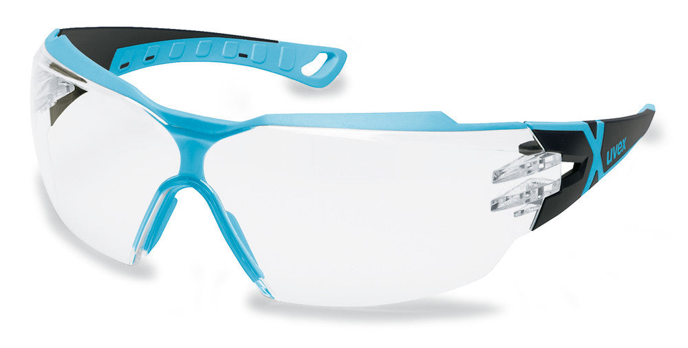 UV safety glasses pheos cx2, UVEX, black/light blue, 1 unit(s) - Luminix Health