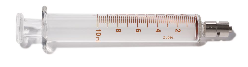 Glass syringe, Borosilicate glass, Metal cone, Luer-Lock fitting, 5 ml - Luminix Health