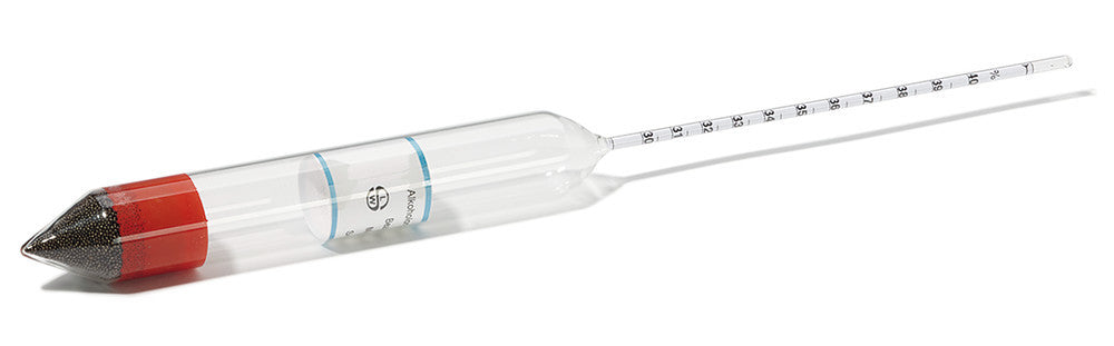 Precision alcoholometer, 10-20 % Vol., 0.1% / ±0.1 %, 1 unit(s) - Luminix Health