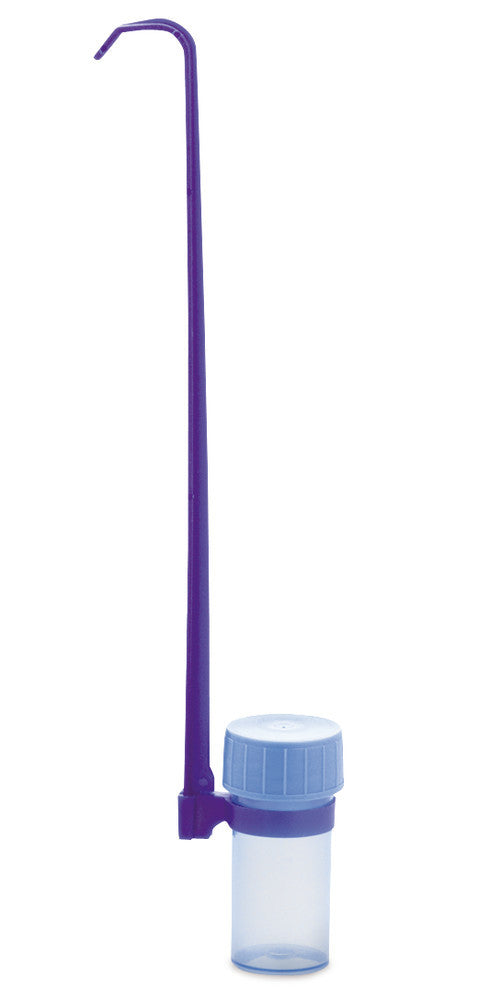 PP-Sampling scoops with handle, sterile, blue, L of handle 240 mm, 180ml - Luminix Health