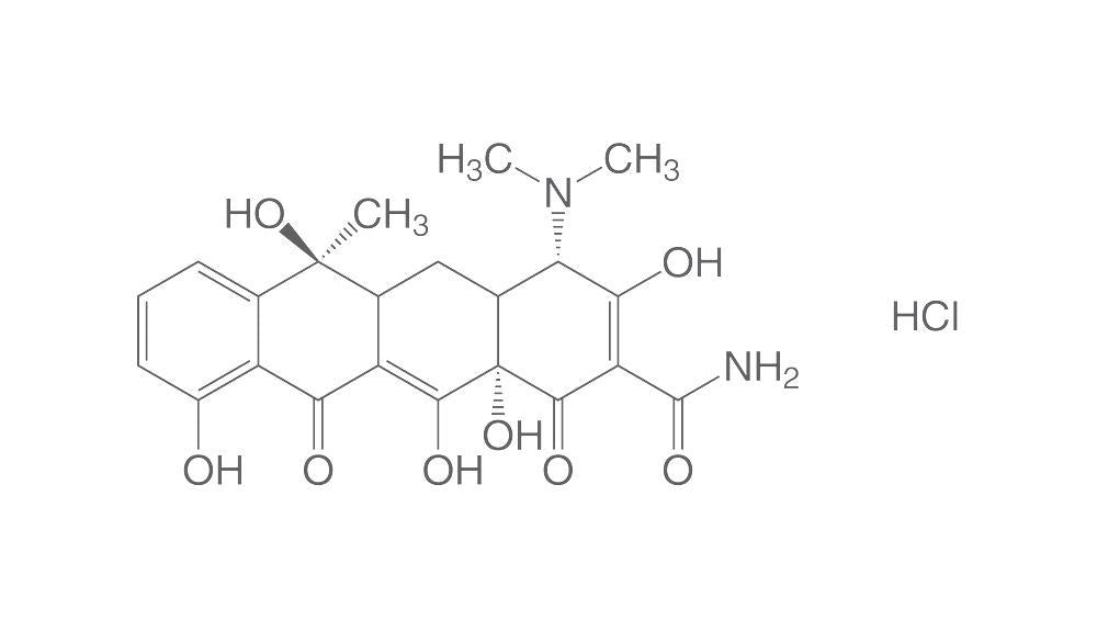 Tetracycline hydrochloride, 25 g, >=900 μg/mg - Luminix Health