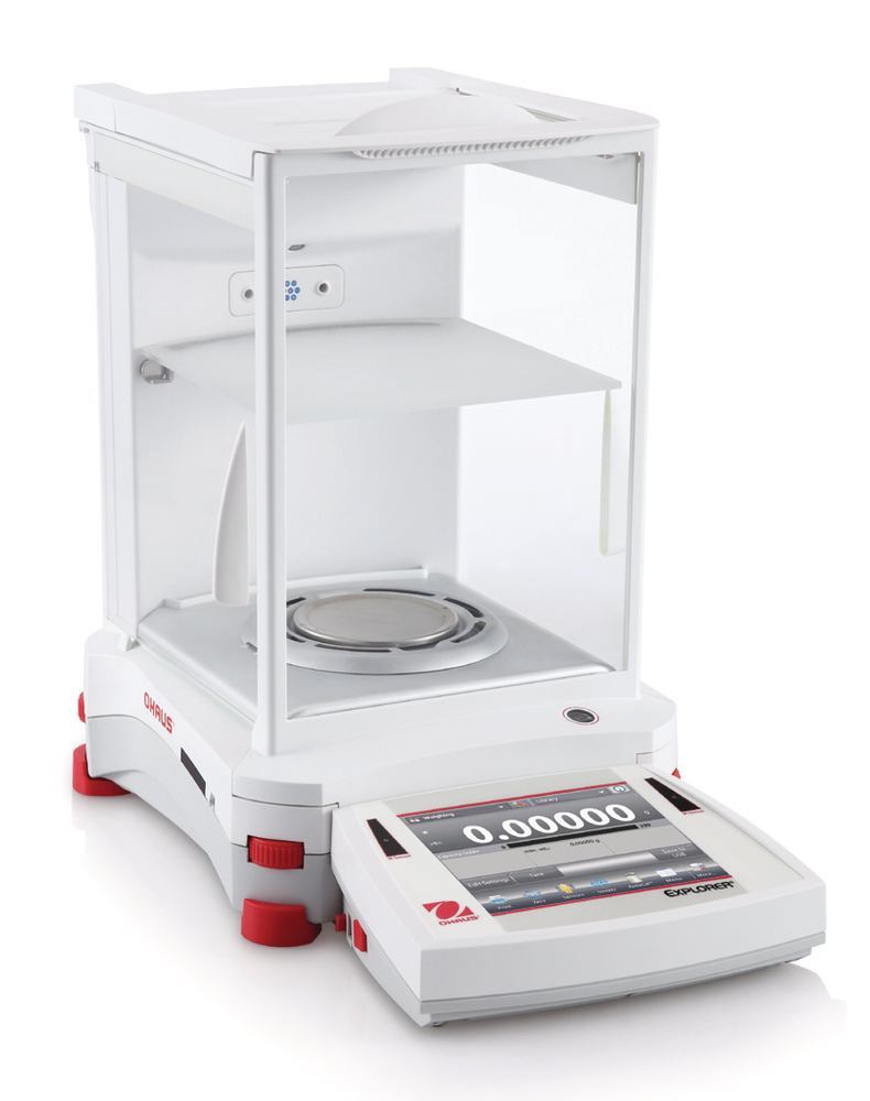 Analytical balance EX225D/AD, calibrated, weigh. range 220 g - Luminix Health