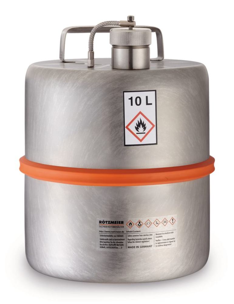 Safety barrel, with screw tap, 10 l, 1 unit(s) - Luminix Health