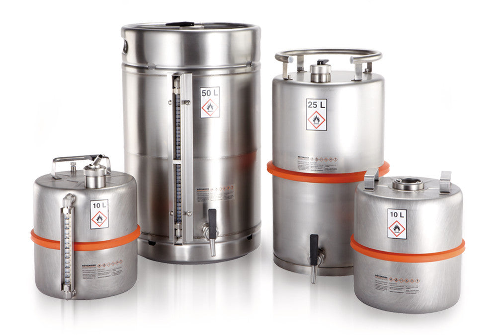 Safety vessel, with tap, 200 l, 1 unit(s) - Luminix Health