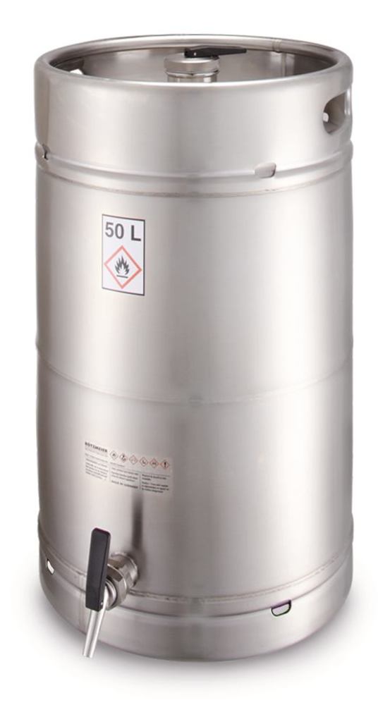 Safety barrel, with tap, 50 l, 1 unit(s) - Luminix Health