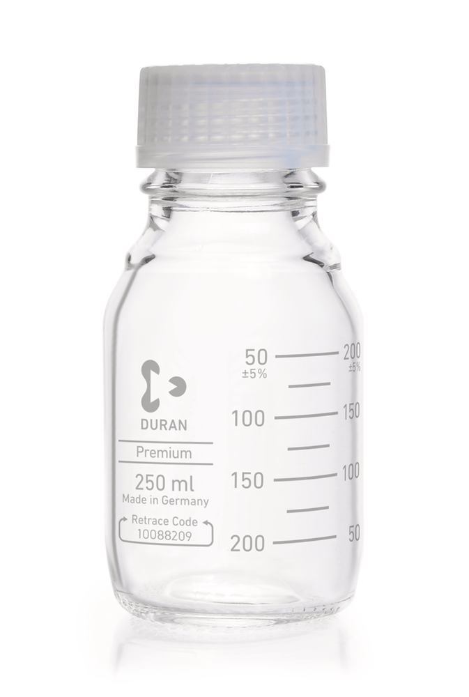 Screw top bottles DURAN® Premium Delivery without batch certificate, 250 ml - Luminix Health