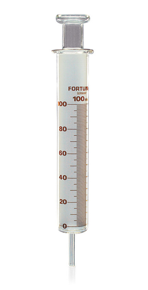 Piston sampler, w. capillary attachment, 100 ml, neutral glass, 1 unit(s) - Luminix Health