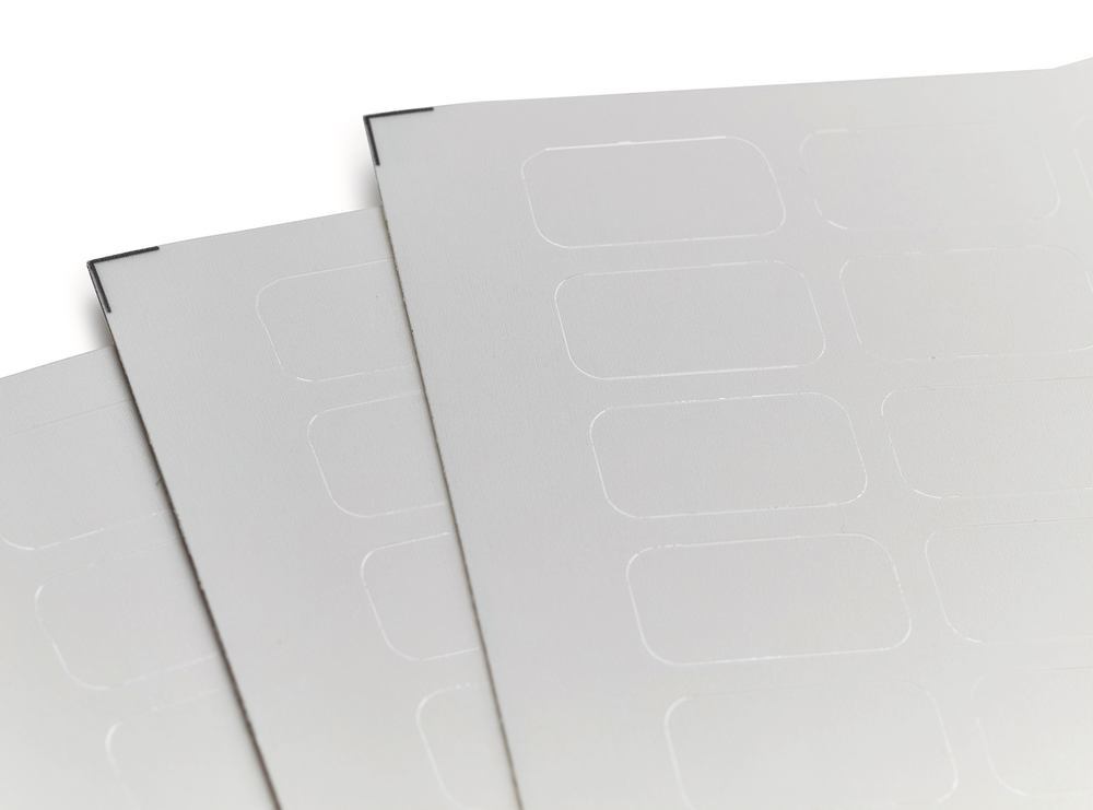 Cryo-Clear - labels for laser printers, vinyl, transparent, length 33 mm - Luminix Health
