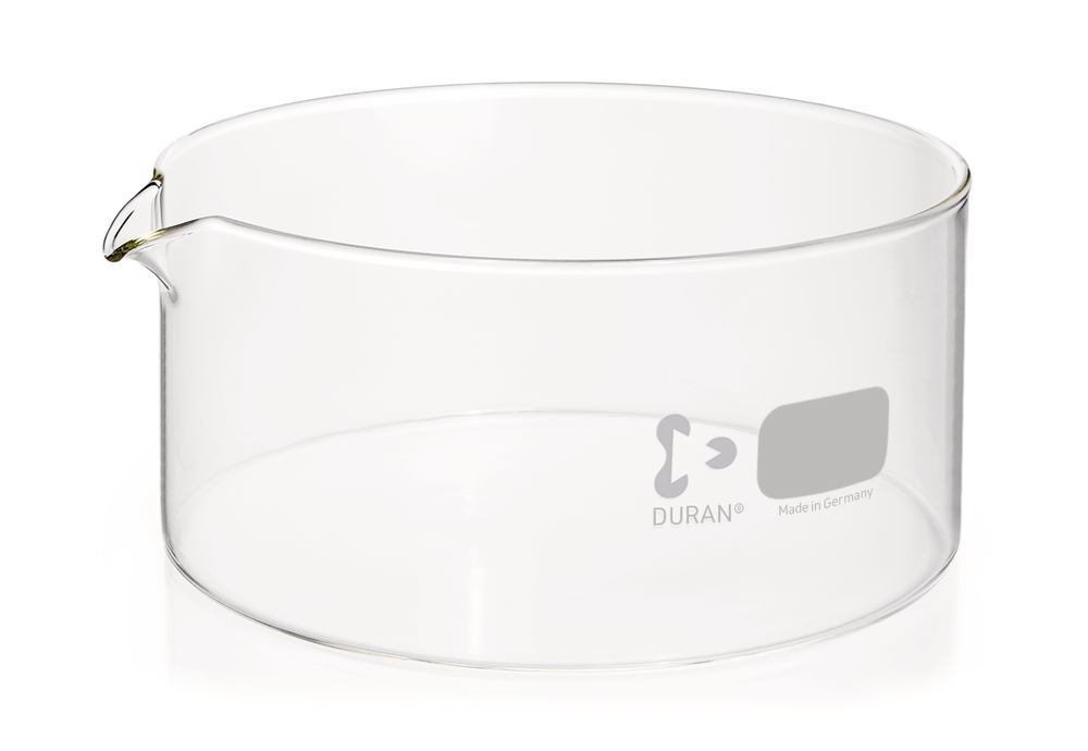 Crystallizing dish, Ø 190 mm, DURAN®, with spout, 2000 ml, 1 unit(s) - Luminix Health