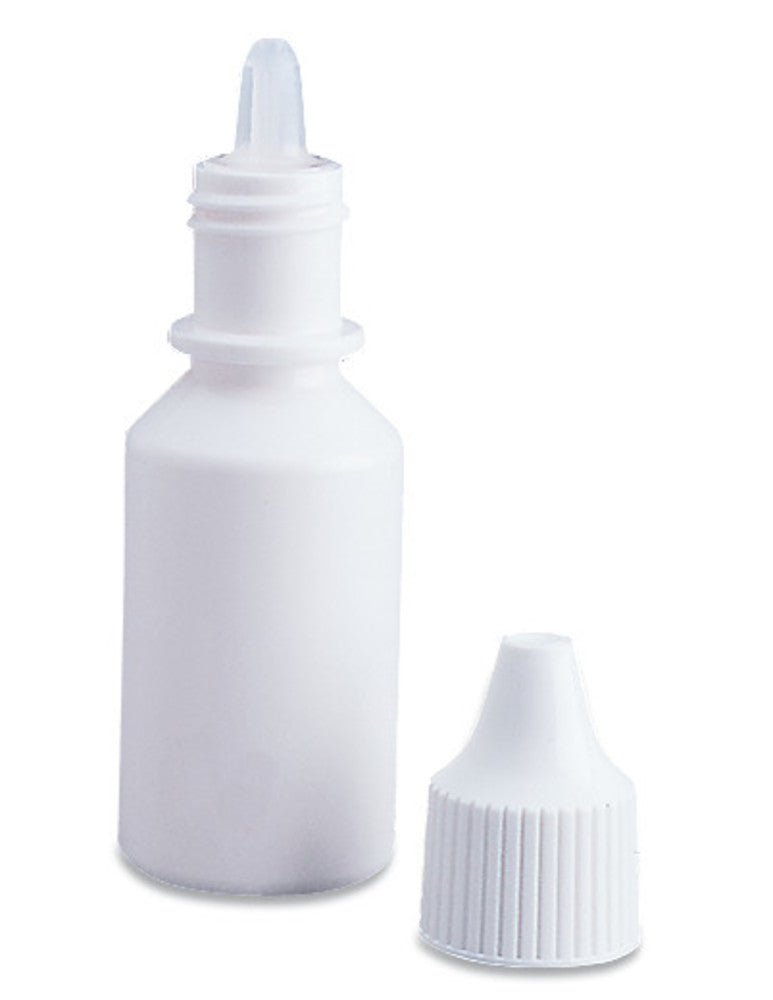 Dropping bottles, LDPE, white, 15 ml, 25 unit(s) - Luminix Health