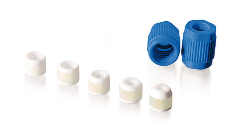 Lab screw fittings, for tube with outer Ø 10.0 mm, 2 unit(s) - Luminix Health