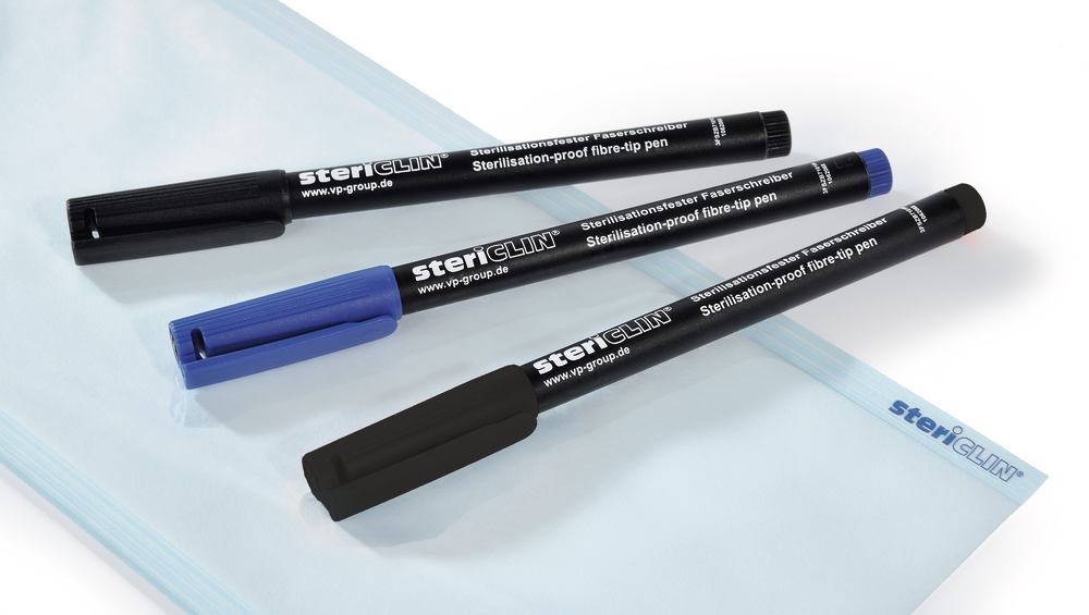stericlin® lab. markers, sterilisation-, resistant,blue - Luminix Health