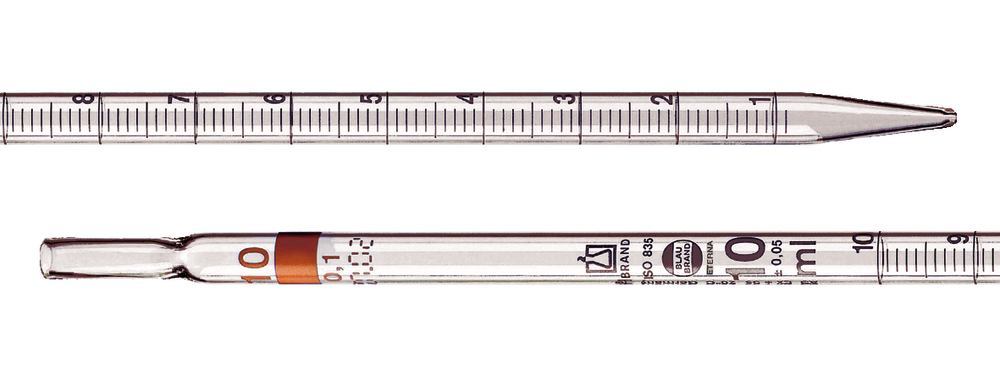 SILBERBRAND ETERNA graduated pipettes, 5 ml, graduations 0.1, type 2, class B - Luminix Health