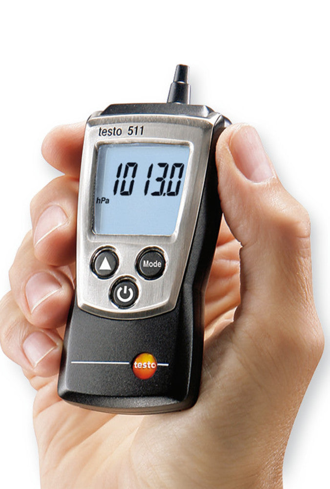 Pocket absolute pressure gauge, testo 511, measuring range 300-1200 hPa - Luminix Health
