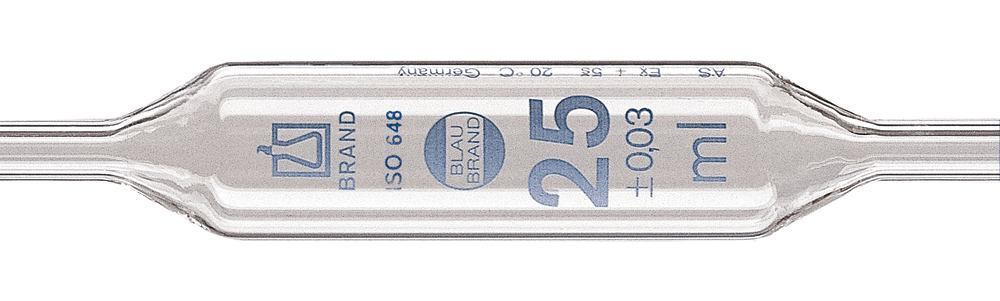 BLAUBRAND® bulb pipettes, 2 ml, class AS, 1 marker, 12 unit(s) - Luminix Health