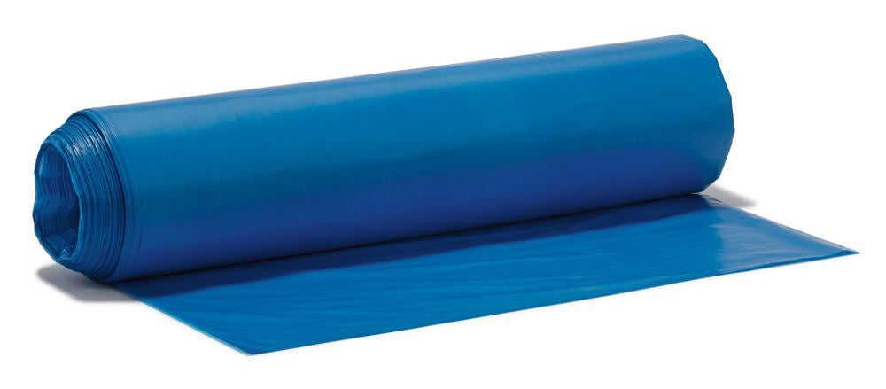 Refuse sacks blue, HDPE,, 70 l, 575 x 1000 mm, 50 unit(s) - Luminix Health