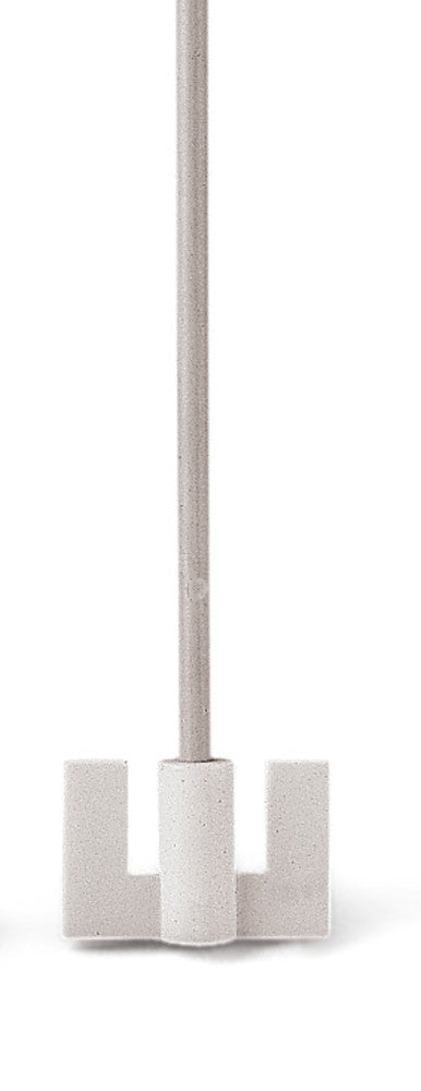 PTFE-Stirring blade, stain. steel,anchor, L 600 mm, Ø chuck 6.5 mm - Luminix Health