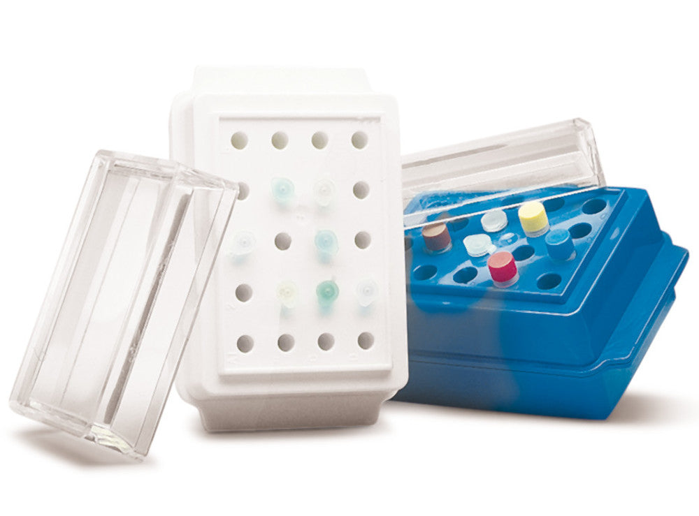 Rotilabo®-cooling box, white, PC, appropriate to 0 °C, f. centrifuge tubes - Luminix Health