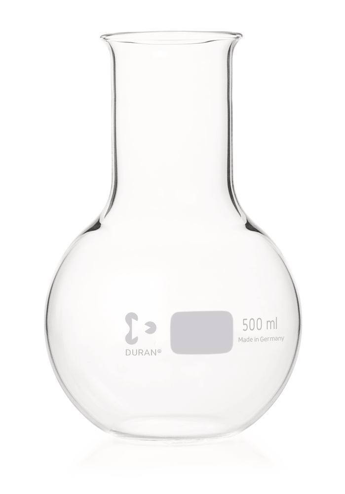 Flat-bottom flasks, DURAN®, wide neck, 500 ml, 10 unit(s) - Luminix Health