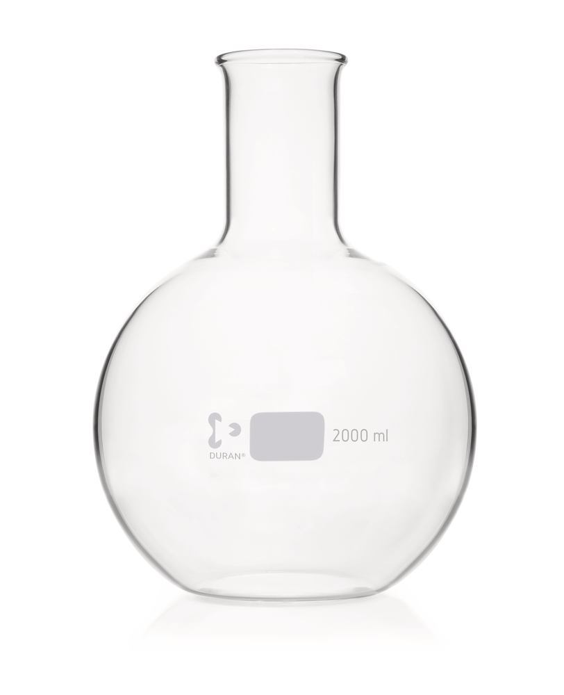 Flat bottom flasks Wide neck, 2000 ml - Luminix Health