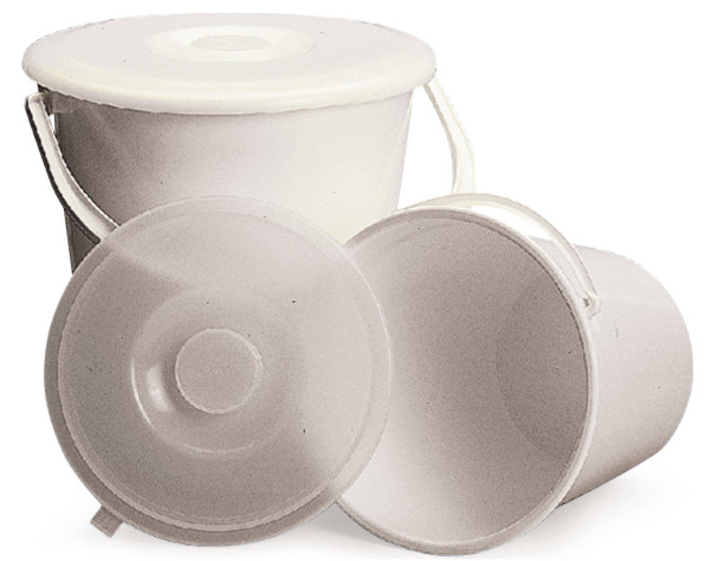 Bucket, HDPE, 10 l, H 300 mm, Ø 290/210 mm, 1 unit(s) - Luminix Health